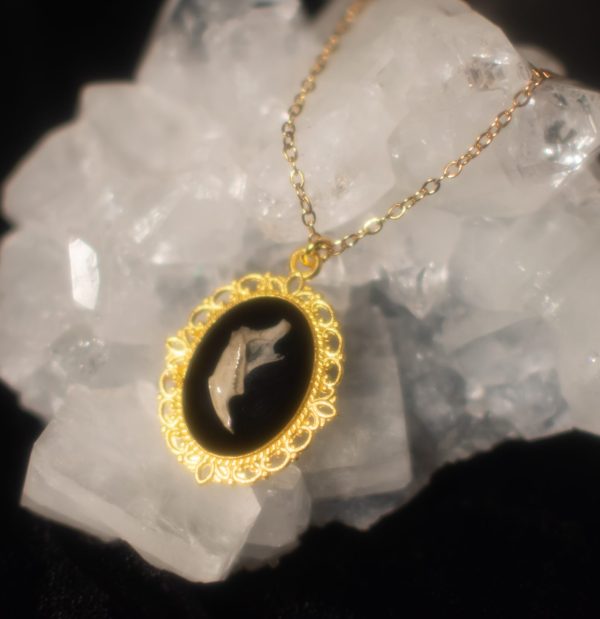 Gold Mouse Jawbone Pendant