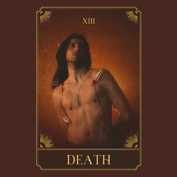 Death A5 Gold Foil Print - Image 2