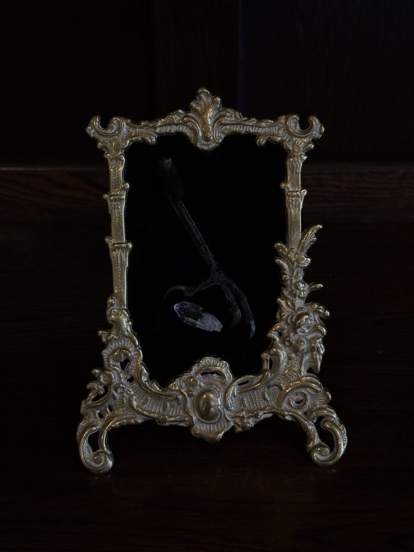 Crow Claw with Quartz in Gold ornate Frame - Image 2